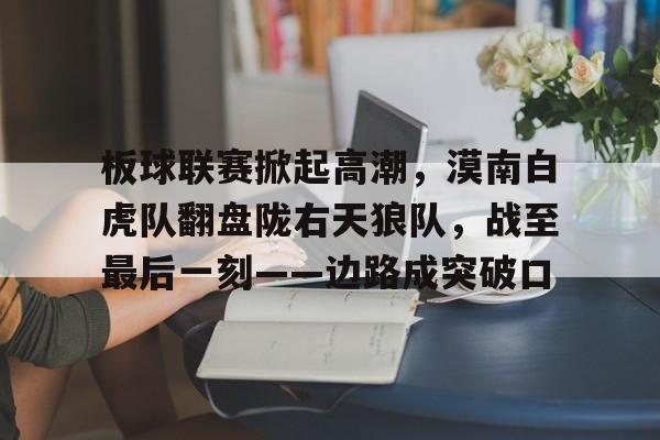 开云·体育官方网站-板球联赛掀起高潮，漠南白虎队翻盘陇右天狼队，战至最后一刻——边路成突破口的简单介绍